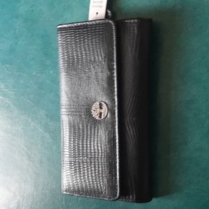 Black Timberland leather wallet RFID